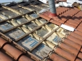 Reparación de tejado quemado